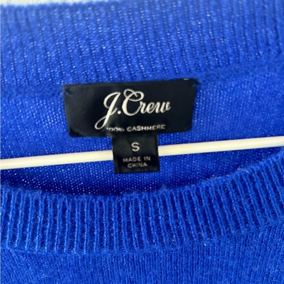 J. Crew Cashmere Crewneck in Blue| Size: Small - Picture 2 of 12